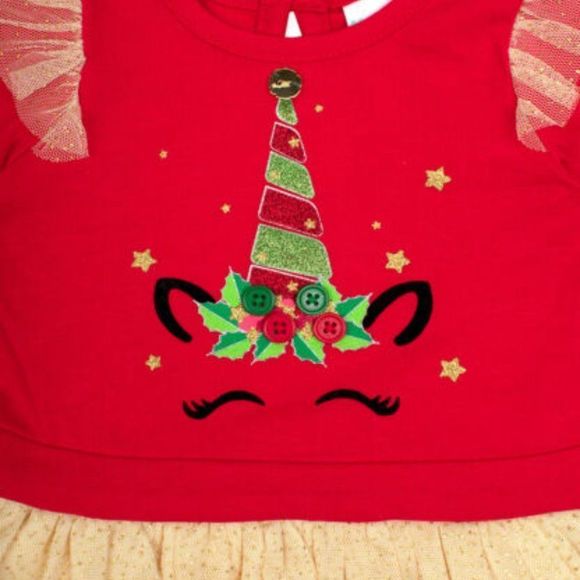 Nannette Holiday Unicorn 2-Piece Set - Picture 9 of 9